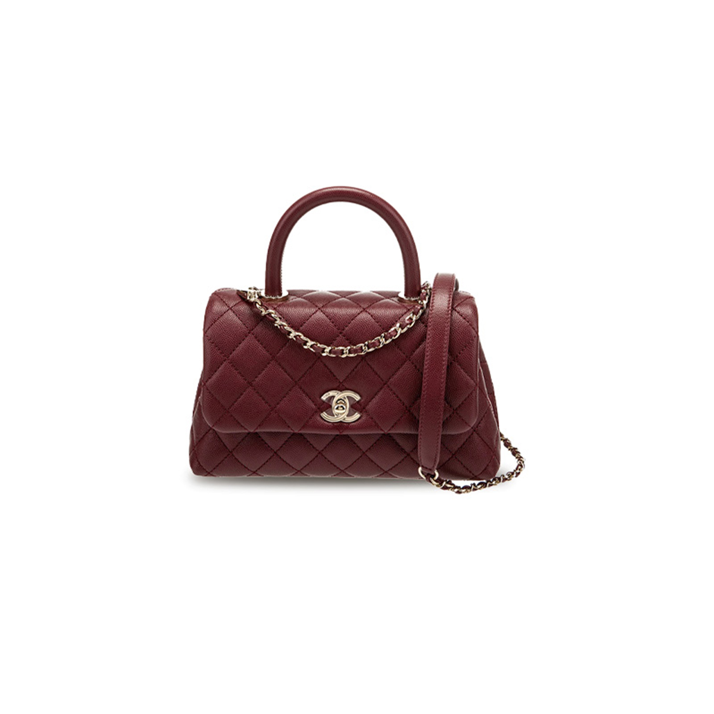 CHANEL MINI COCO HANDLE BAG A92990 (23*14*9cm) 